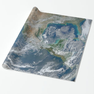 Jordplanetfoto från utrymme presentpapper