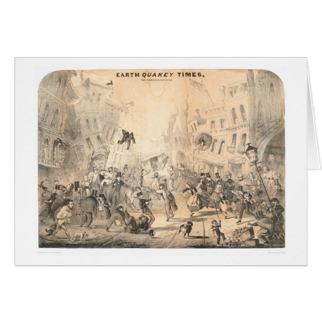 JordQuakey tider (0785A) Hälsningskort (Framsidan Horizontal)