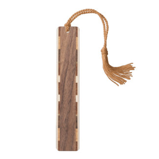 Jordsamlingsboken markerar bokmärke i valnötsträ