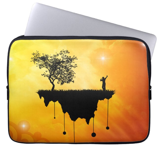 Jordsegment Laptop Sleeve (Framsidan)