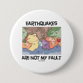 Jordskalv är inte min kritiserar (plätera knapp