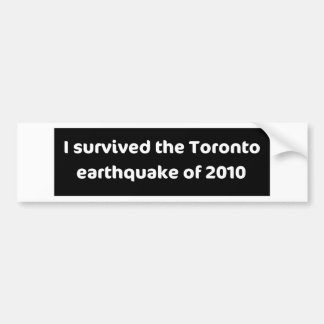 JORDSKALV Toronto Bildekal