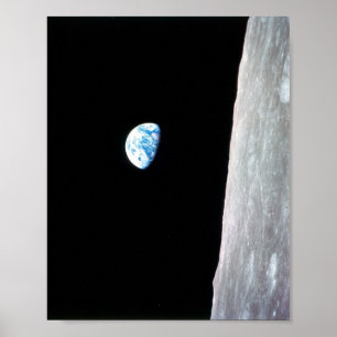 Jordskred från Apollo 8 Poster