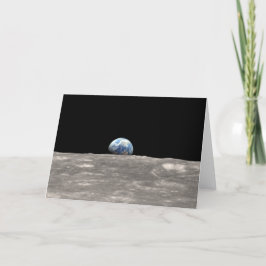 Jordskred och citat: Shot från Apollo 8 Kort