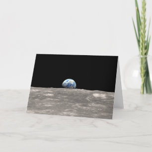 Jordskred och citat: Shot från Apollo 8 Kort