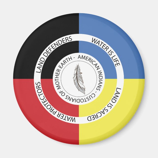 Jordskyddsmagnet (runda) magnet (Framsidan)