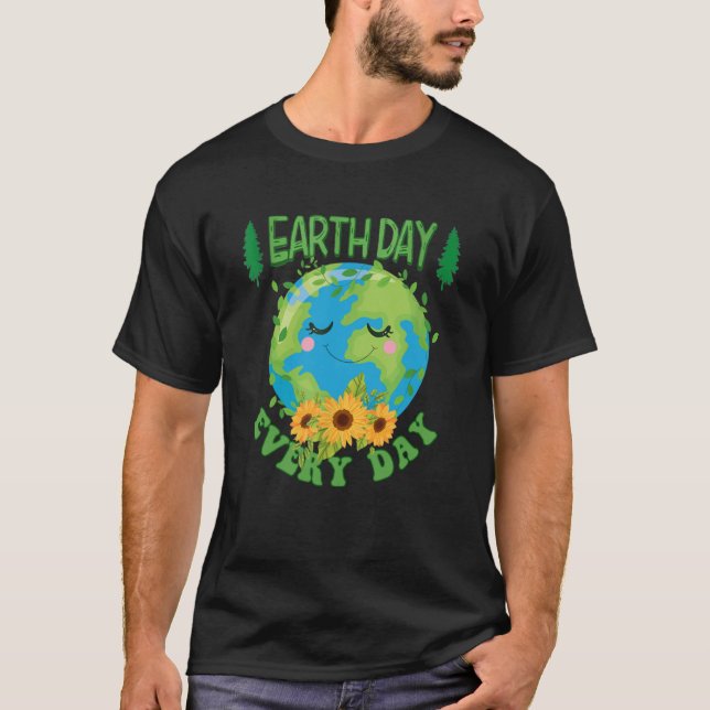 Jordsolrosoffertdagen varje dag i coolan t shirt (Framsida)