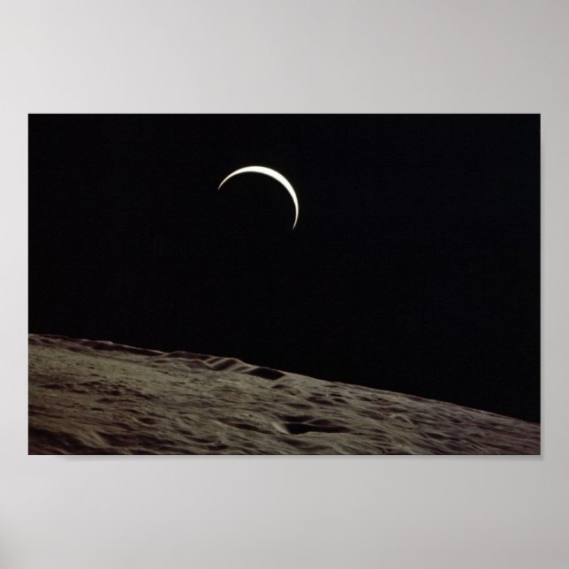 Jordsprång från Lunar Orbit (Apollo 15) Poster (Framsidan)