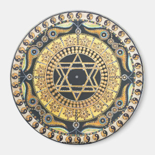 JordstjärnaChakra Mandala Magnet