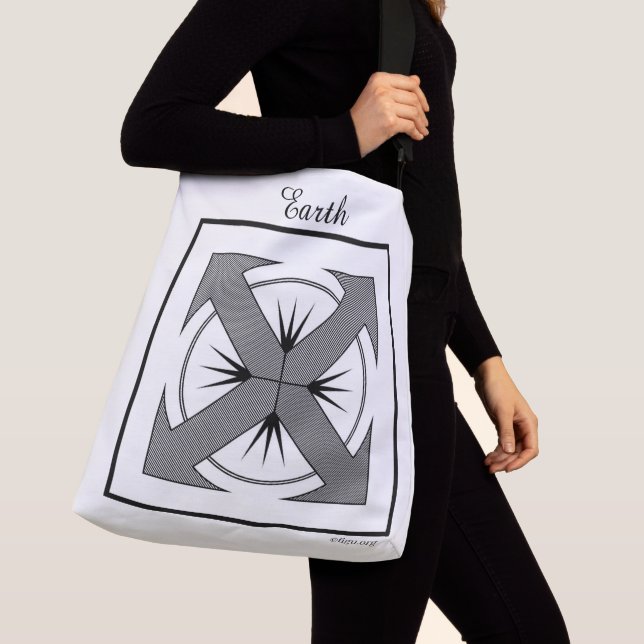 Jordsymbol Axelväska (Närbild)