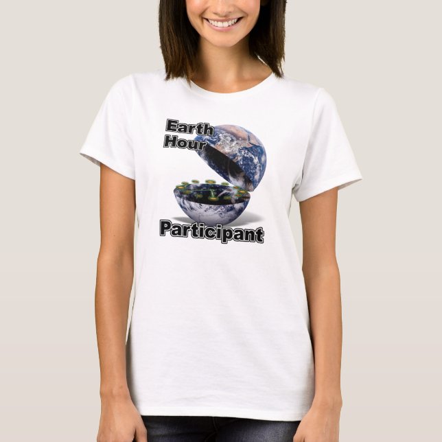 Jordtimdeltagare Tee Shirt (Framsida)