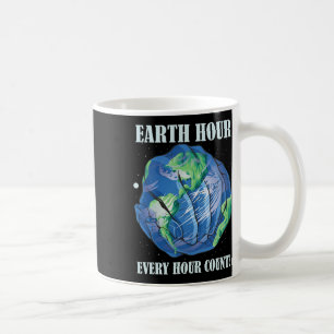 Jordtimme varje timmes Spara av vår planet Kaffemugg