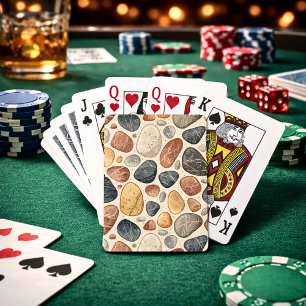 Jordton Pebble Kakelmönster Casinokort
