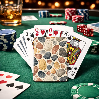 Jordton Pebble Kakelmönster Casinokort