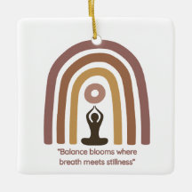 Jordtonad Mindfulness Regnbåge Yoga Design