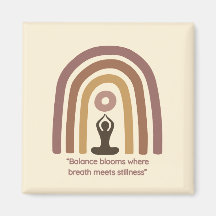 Jordtonad Mindfulness Regnbåge Yoga Design