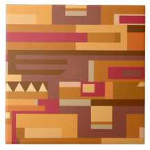 Jordtoner röd brun mönster