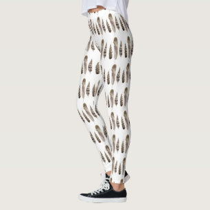 Jordtonfjädrar II Leggings