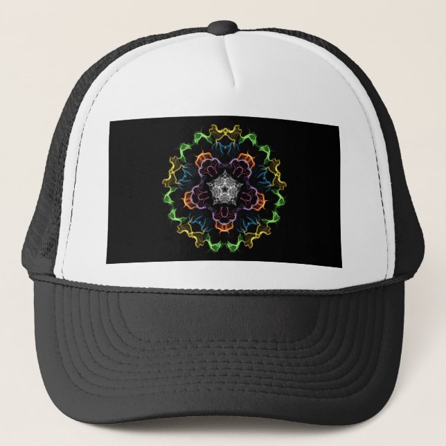 Jordtonsblomma Mandala Keps (Framsida)