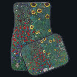Jordträdgård w Solros by Klimt, Vintage Flowers Bilmatta<br><div class="desc">Gustav Klimt är en vintage av blommigten Viktorian Era Symbolism bra art. En naturscen med olika blommor och solblommor i en trädgård på en gård. Om konstnären: Gustav Klimt (1862-1918) var en österrikisk symbolmålare och en av de mest framstående medlemmarna i rörelsen Wien Art nouveau.</div>