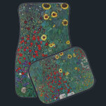 Jordträdgård w Solros by Klimt, Vintage Flowers Bilmatta<br><div class="desc">Gustav Klimt är en vintage av blommigten Viktorian Era Symbolism bra art. En naturscen med olika blommor och solblommor i en trädgård på en gård. Om konstnären: Gustav Klimt (1862-1918) var en österrikisk symbolmålare och en av de mest framstående medlemmarna i rörelsen Wien Art nouveau.</div>