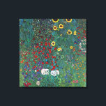 Jordträdgård w Solros by Klimt, Vintage Flowers Canvastryck<br><div class="desc">Gustav Klimt är en vintage av blommigten Viktorian Era Symbolism bra art. En naturscen med olika blommor och solblommor i en trädgård på en gård. Om konstnären: Gustav Klimt (1862-1918) var en österrikisk symbolmålare och en av de mest framstående medlemmarna i rörelsen Wien Art nouveau.</div>