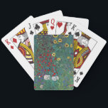 Jordträdgård w Solros by Klimt, Vintage Flowers Casinokort<br><div class="desc">Gustav Klimt är en vintage av blommigten Viktorian Era Symbolism bra art. En naturscen med olika blommor och solblommor i en trädgård på en gård. Om konstnären: Gustav Klimt (1862-1918) var en österrikisk symbolmålare och en av de mest framstående medlemmarna i rörelsen Wien Art nouveau.</div>