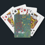 Jordträdgård w Solros by Klimt, Vintage Flowers Casinokort<br><div class="desc">Gustav Klimt är en vintage av blommigten Viktorian Era Symbolism bra art. En naturscen med olika blommor och solblommor i en trädgård på en gård. Om konstnären: Gustav Klimt (1862-1918) var en österrikisk symbolmålare och en av de mest framstående medlemmarna i rörelsen Wien Art nouveau.</div>