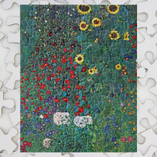 Jordträdgård w Solros by Klimt, Vintage Flowers Pussel