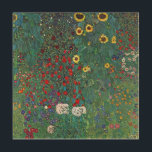 Jordträdgård w Solros by Klimt, Vintage Flowers Trätavla<br><div class="desc">Gustav Klimt är en vintage av blommigten Viktorian Era Symbolism bra art. En naturscen med olika blommor och solblommor i en trädgård på en gård. Om konstnären: Gustav Klimt (1862-1918) var en österrikisk symbolmålare och en av de mest framstående medlemmarna i rörelsen Wien Art nouveau.</div>