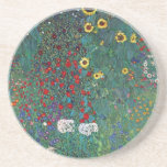 Jordträdgård w Solros by Klimt, Vintage Flowers Underlägg Sandsten<br><div class="desc">Gustav Klimt är en vintage av blommigten Viktorian Era Symbolism bra art. En naturscen med olika blommor och solblommor i en trädgård på en gård. Om konstnären: Gustav Klimt (1862-1918) var en österrikisk symbolmålare och en av de mest framstående medlemmarna i rörelsen Wien Art nouveau.</div>