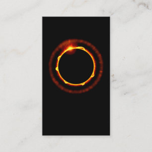 Jordvetenskap i Solar Eclipse Sol Måne Visitkort
