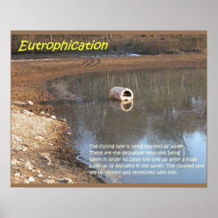 Jordvetenskap, miljö, eutrofiering poster