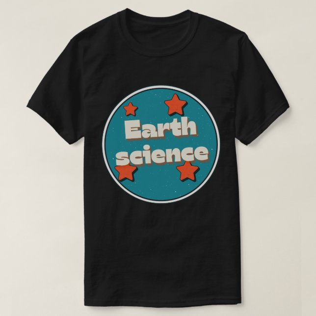Jordvetenskap T Shirt (Design framsida)
