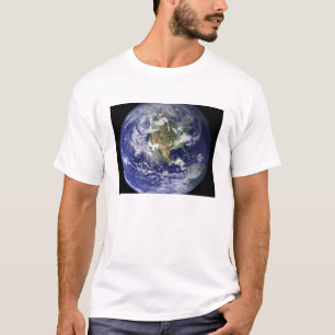 Jordvisning den westerna halvklotet t shirt