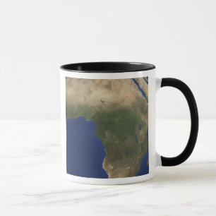 Jordvisninglandcover över afrika mugg