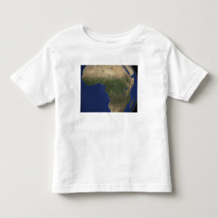 Jordvisninglandcover över afrika tee shirt