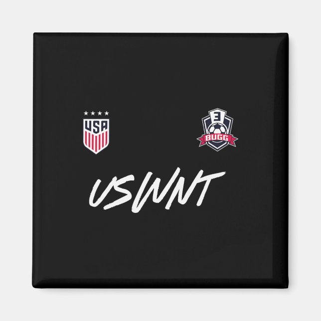 Jordyn Bugg 3 Navy Uswnt Officiellt Licensierad  Magnet (Framsidan)