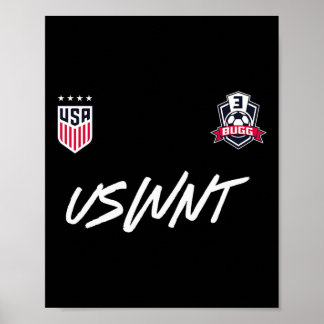 Jordyn Bugg 3 Navy Uswnt Officiellt Licensierad  Poster