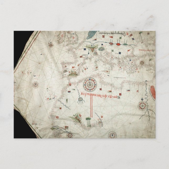 Jorge Aguiar Karta - 1492 Vykort (Framsida)