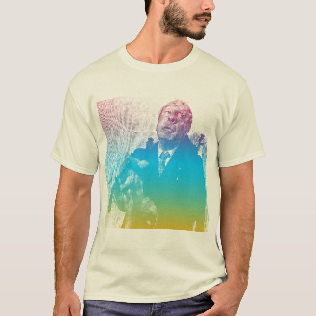 Jorge Luis Borges regnbåge 1 Tee Shirt (Framsida)
