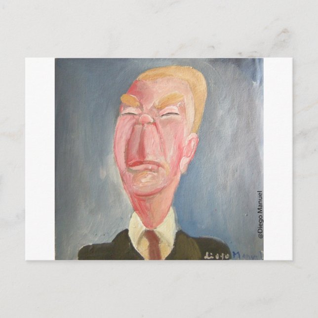 Jorge Luis Borges Vykort (Framsida)