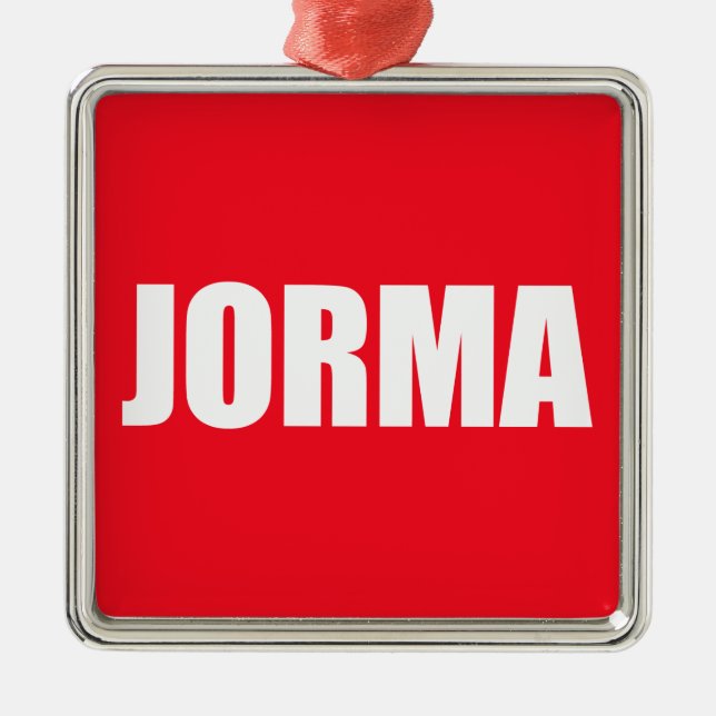 Jorma Julgransprydnad Metall (Framsidan)