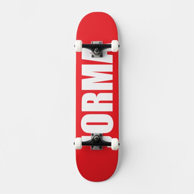 Jorma Old School Skateboard Bräda 21,6 Cm (Framsida)