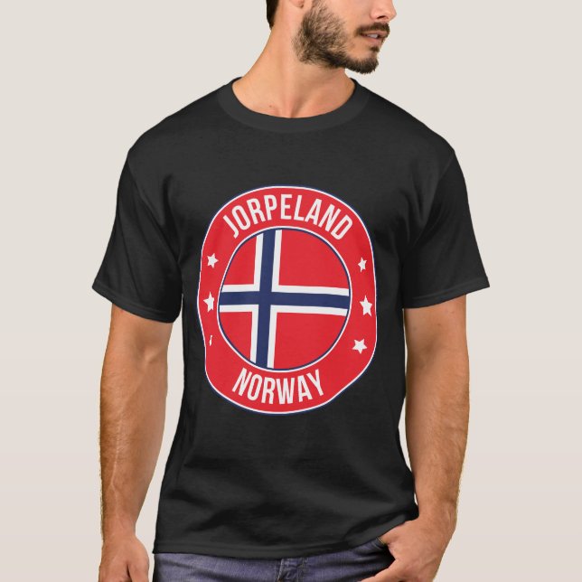 Jorpeland, Norge Stad T Shirt (Framsida)