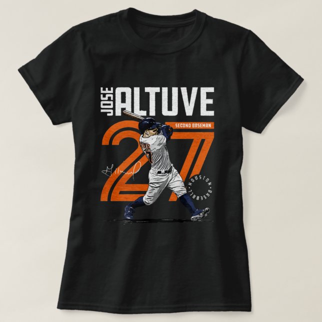 Jose Altuve Inline T Shirt (Design framsida)