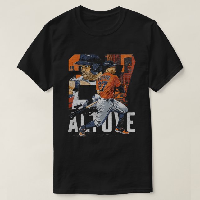 Jose Altuve Tribute T Shirt (Design framsida)