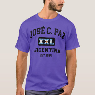 Jose C Paz Argentina XXL Athletic Design T Shirt