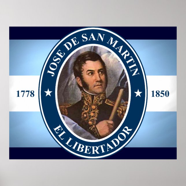 Jose de San Martin Poster (Framsidan)