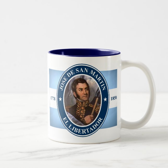 Jose de San Martin Två-Tonad Mugg (Höger)